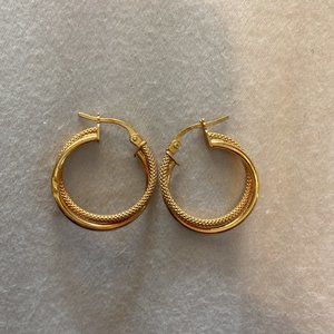 Gold Hoop Earrings
